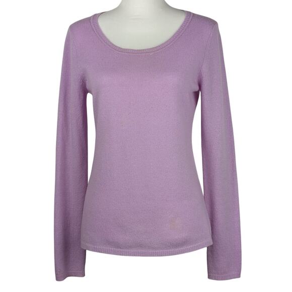 Vtge peck & peck cashmere sweaterSz SRare dusrt lilac color Shown on sz6  EUC - Picture 1 of 9